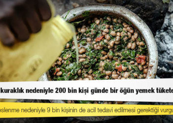 Kenya'da kuraklık nedeniyle 200 bin kişi günde bir öğün yemek tüketebiliyor