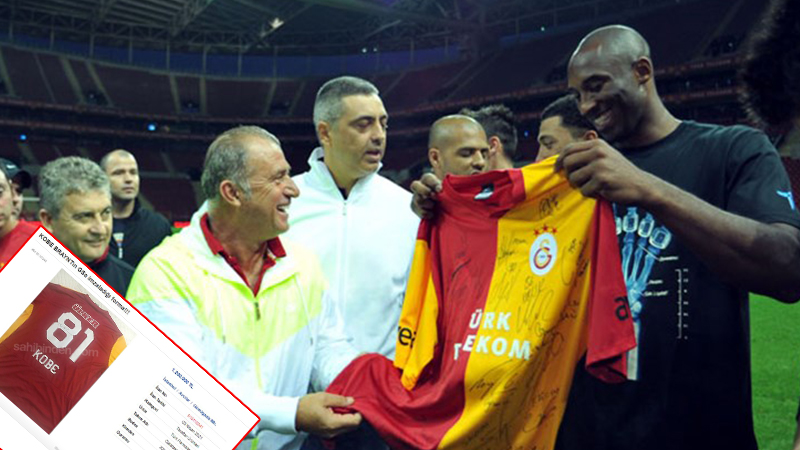 Kobe Bryant imzalı Galatasaray forması, ev fiyatına satışta