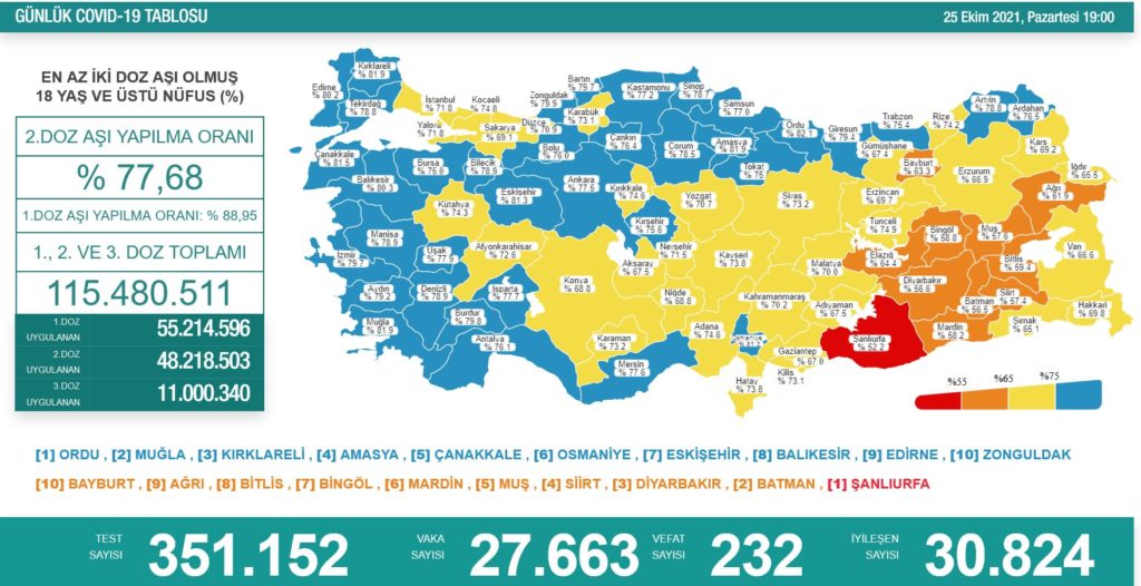 Koronavirüsten 232 kişi hayatını kaybetti