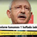 Kılıçdaroğlu: KHK ile atılanların tamamını 1 haftada iade edeceğiz