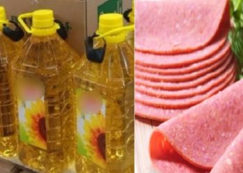 Marketten 4 litre ayçiçek yağı ve 250 gram salam çalan iki kişi yakalandı