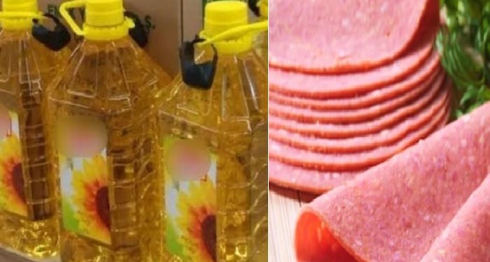Marketten 4 litre ayçiçek yağı ve 250 gram salam çalan iki kişi yakalandı