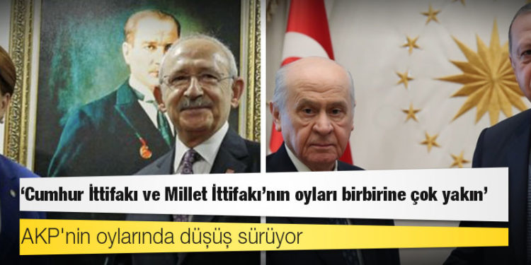Metropoll anketi: Cumhur İttifakı ve Millet İttifakı'nın oyları birbirine çok yakın