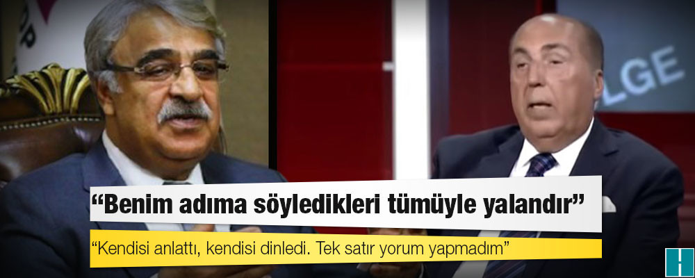 Mithat Sancar’dan Aydın Ayaydın açıklaması: Benim adıma söyledikleri tümüyle yalandır