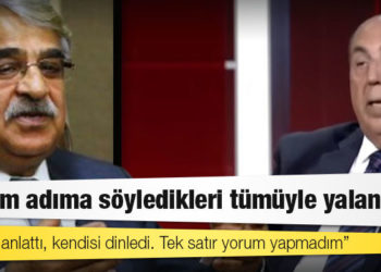 Mithat Sancar’dan Aydın Ayaydın açıklaması: Benim adıma söyledikleri tümüyle yalandır