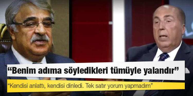 Mithat Sancar’dan Aydın Ayaydın açıklaması: Benim adıma söyledikleri tümüyle yalandır