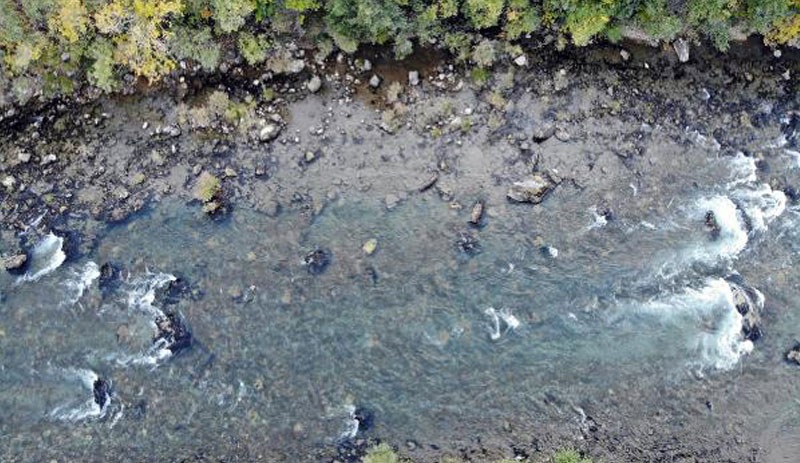 Munzur'da raftinge kuraklık molası