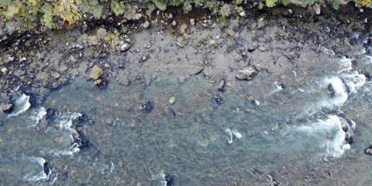 Munzur'da raftinge kuraklık molası