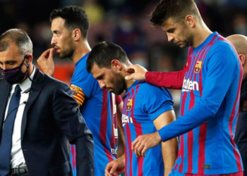 Nefes darlığı yaşayan Agüero hastaneye kaldırıldı