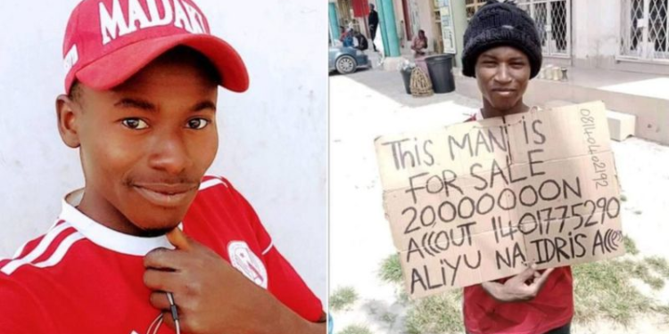 Nijerya'da yoksulluk gerekçesiyle kendini satışa çıkaran adam gözaltına alındı
