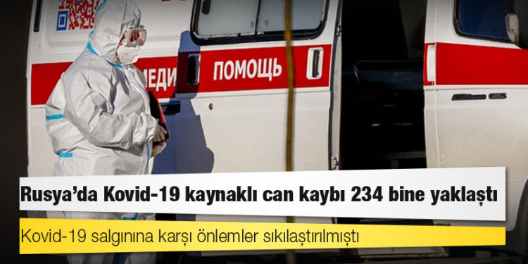 Rusya'da Kovid-19'dan 'günlük en yüksek' can kaybı: 1123