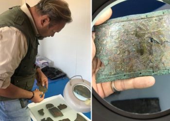 Satala'da Urartu savaşçısının bronz kemeri bulundu