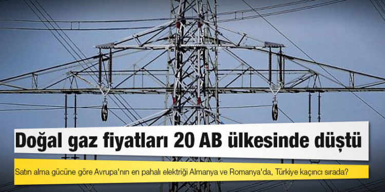 Satın alma gücüne göre Avrupa'nın en pahalı elektriği Almanya ve Romanya'da, Türkiye kaçıncı sırada?