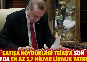 Satışa koydukları TEİAŞ&rsquo;a son 8 ayda sadece Ankara'da en az 3.7 milyar liralık yatırım