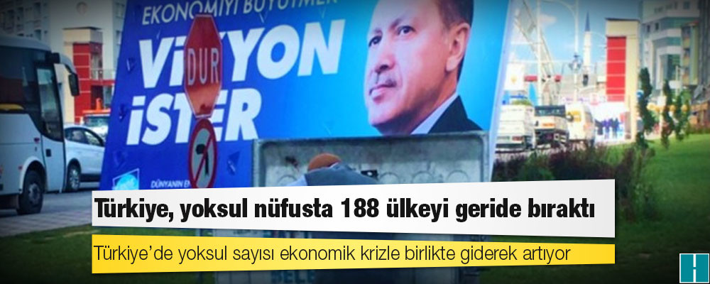 Türkiye, yoksul nüfusta 188 ülkeyi geride bıraktı