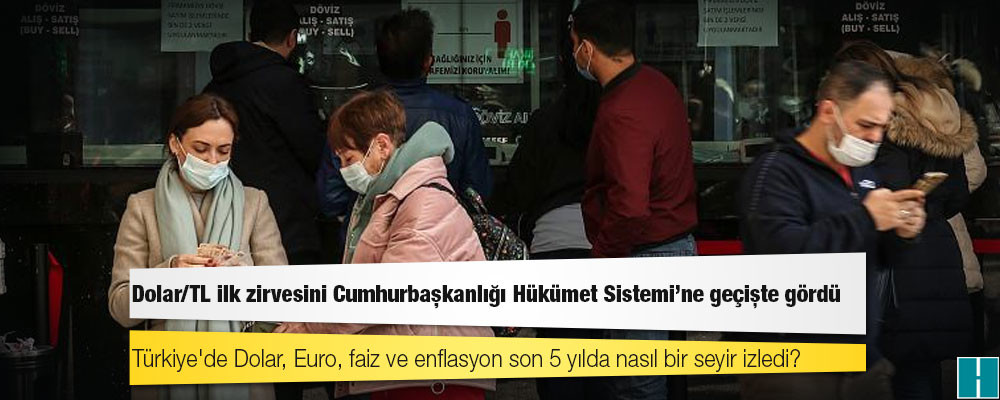 Türkiye'de Dolar, Euro, faiz ve enflasyon son 5 yılda nasıl bir seyir izledi?