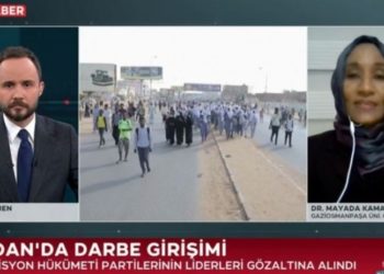TRT'ye bağlanan Sudanlı akademisyen: Sudan'da darbe yok, Batı'nın köleleri devre dışı bırakıldı