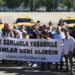 Taksi şoförleri akaryakıt zamlarını protesto etti