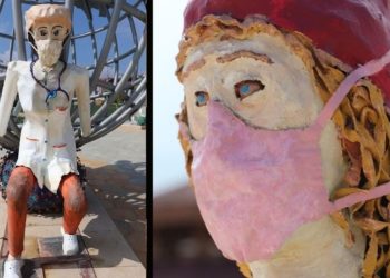 Tartışılan sağlık çalışanı heykelleri kaldırıldı