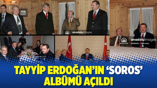 Tayyip Erdoğan’ın ‘Soros’ albümü açıldı