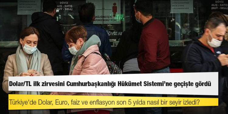 Türkiye'de Dolar, Euro, faiz ve enflasyon son 5 yılda nasıl bir seyir izledi?