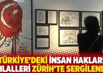 T&uuml;rkiye&rsquo;deki insan hakları ihlalleri Z&uuml;rih&rsquo;te sergilendi