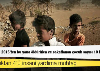 UNICEF: Yemen'de 2015'ten bu yana öldürülen ve sakatlanan çocuk sayısı 10 bini geçti