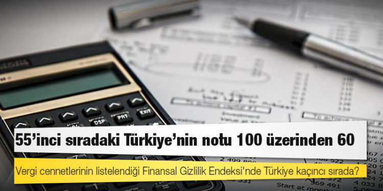 Vergi cennetlerinin listelendiği Finansal Gizlilik Endeksi'nde Türkiye kaçıncı sırada?