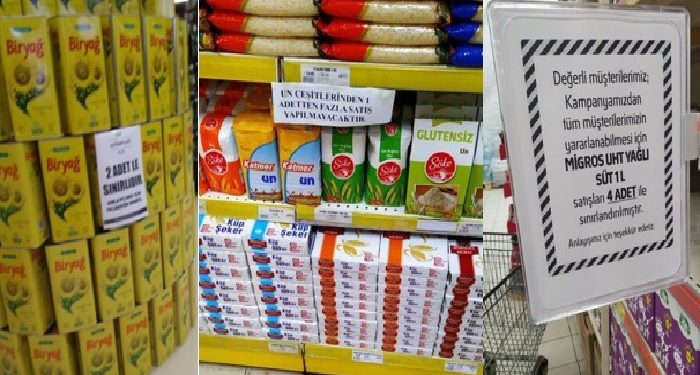 Yağ, un, süt… Ürünlere getirilen adet sınırlaması vatandaşı şoke etti