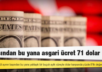 Yılbaşından bu yana asgari ücret 71 dolar eridi