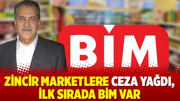 Zincir marketlere ceza yağdı, ilk sırada BİM var