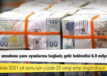 İktidar da umudunu şans oyunlarına bağladı; gelir beklentisi 6.9 milyar lira