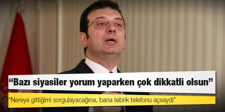 İmamoğlu'ndan Bahçeli'ye yanıt: Nereye gittiğimi sorgulayacağına, bana tebrik telefonu açsaydı