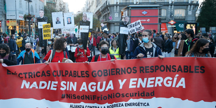 İspanya'da enerji fiyatlarındaki artışlar protesto edildi