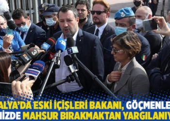 İtalya'da eski İ&ccedil;işleri Bakanı, g&ouml;&ccedil;menleri denizde mahsur bırakmaktan yargılanıyor