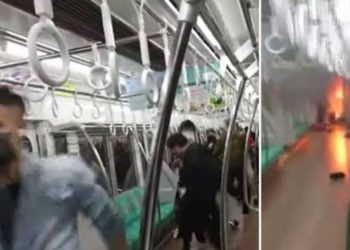 &lsquo;Joker&rsquo; kost&uuml;ml&uuml; saldırgan Tokyo&rsquo;da metroyu ateşe verdi