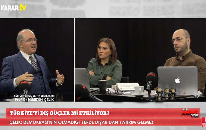 Çelik: ‘Başımıza taş düşse dış güçlere havale ediyoruz’