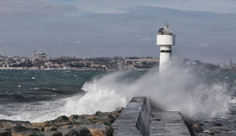 İstanbul için kuvvetli rüzgar uyarısı