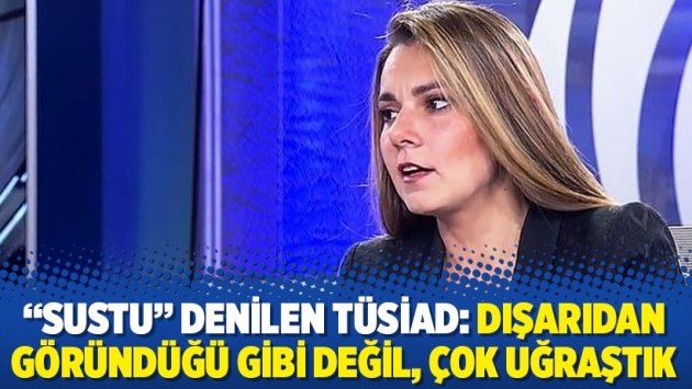 “Sustu” denilen TÜSİAD: Dışarıdan göründüğü gibi değil, çok uğraştık