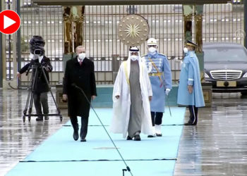 15 Temmuz’un arkasında olmakla suçlanan Abu Dabi Prensi, bahçe kapısında karşılandı