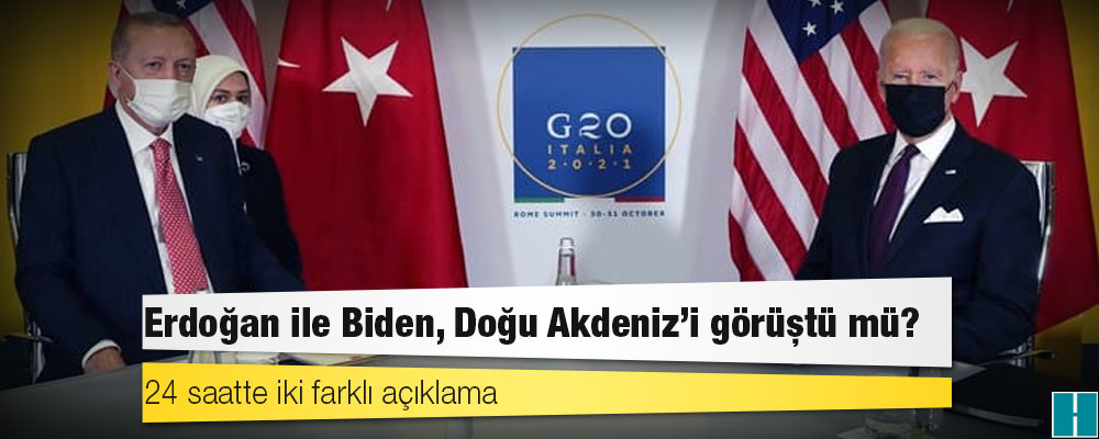 24 saatte iki farklı açıklama: Erdoğan ile Biden, Doğu Akdeniz’i görüştü mü?