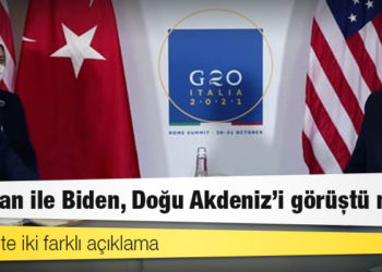 24 saatte iki farklı açıklama: Erdoğan ile Biden, Doğu Akdeniz’i görüştü mü?