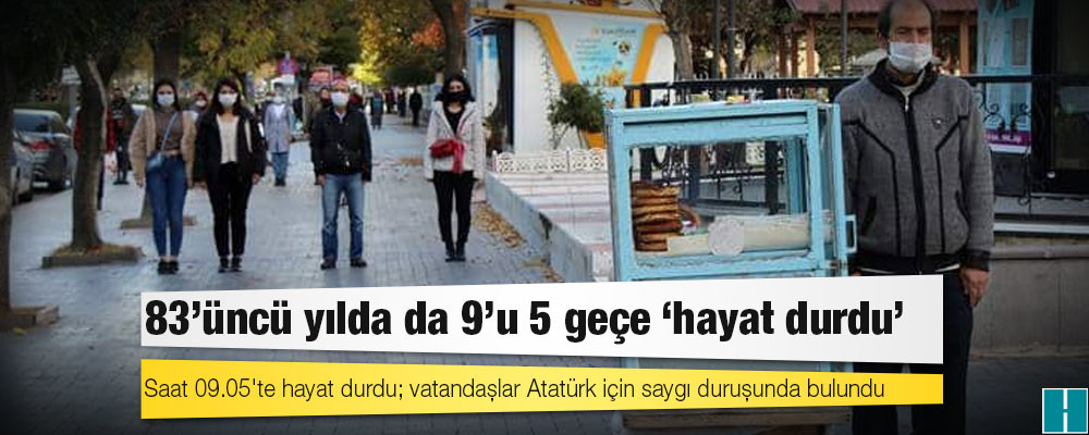 83’üncü yılda da 9’u 5 geçe ‘hayat durdu’