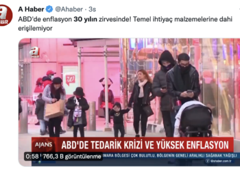 A Haber, ABD’yi gördü: Enflasyon zirvede, temel ihtiyaç maddelerine erişilemiyor