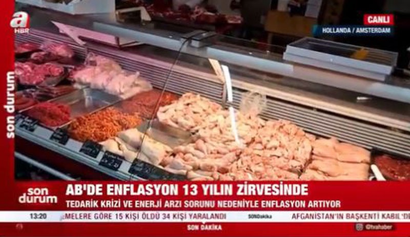 A Haber Hollanda'daki market ürünlerini TL ile kıyasladı: Dana pirzola 13-14 euro yani 130-170 lira