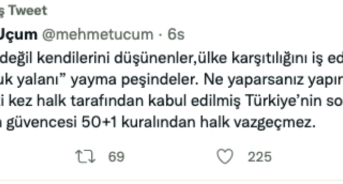 AKP’liler ‘50+1’ tartışmasında birbirine girdi