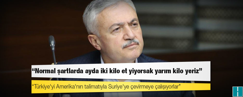 AKP'li Demirbağ'dan geçim tavsiyesi: Normal şartlarda ayda iki kilo et yiyorsak yarım kilo yeriz