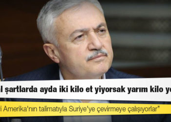 AKP'li Demirbağ'dan geçim tavsiyesi: Normal şartlarda ayda iki kilo et yiyorsak yarım kilo yeriz