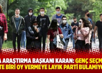 AREA Araştırma Başkanı Karan: Gen&ccedil; se&ccedil;menin 3'te biri oy vermeye layık parti bulamıyor