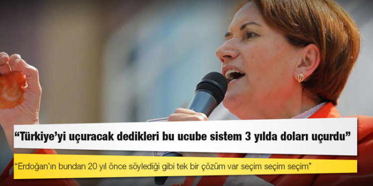 Akşener, Erdoğan'ı 20 yıl önceki çıkışıyla vurdu: 'Tek çözüm bu'